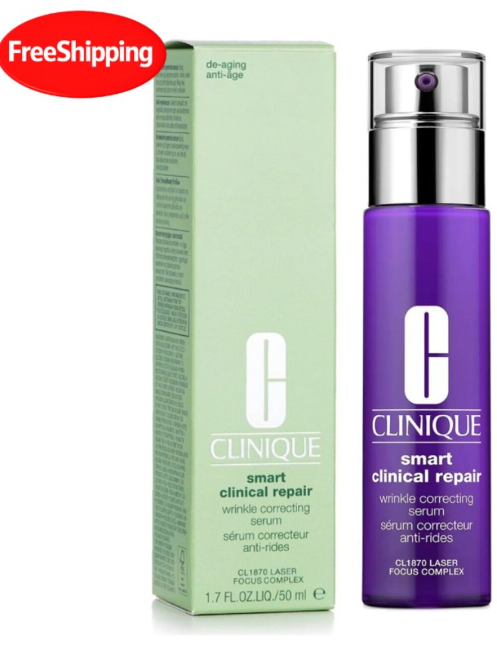Clinique Smart Clinical Repair™ Wrinkle Correcting Serum, 1.7 oz. /50 ml